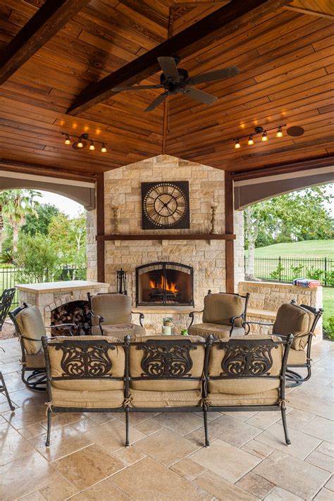 Paradise Outdoor Kitchens For Entertaining Guests Outdoor Fireplace