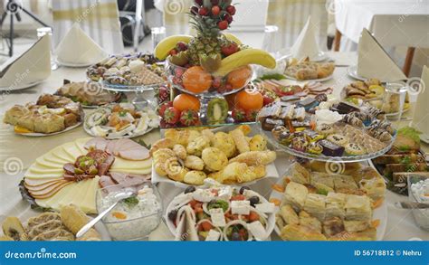 Delicious Food On A Table Stock Photo Image Of Dish 56718812