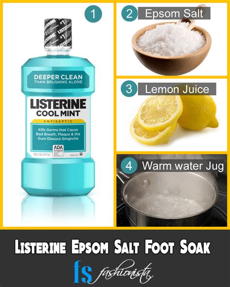 7 Listerine Foot Soak Recipes For Baby Soft Feet Fs Fashionista