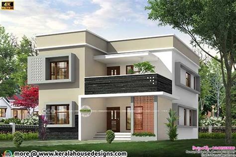 Simple Modern House Design 2758 Square Feet Kerala Home Design And