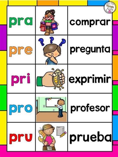 SÍLABAS TRABADAS Página 11 Imagenes Educativas