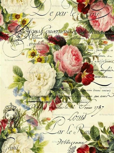 Pin By Tina Horn On ~ Vintage Garden ~ Decoupage Vintage Decoupage
