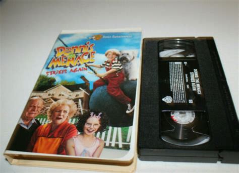 Dennis The Menace Strikes Again Vhs 1998 Clamshell Don Rickles