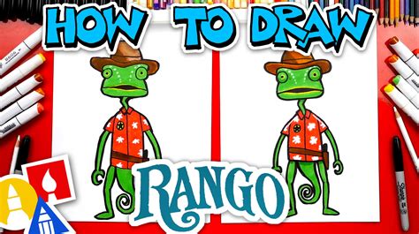 How To Draw Rango Art For Kids Hub