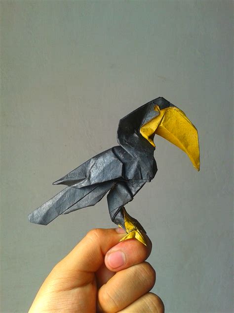Origami Toucan Tucan Designed And Folded By Javier Vivan Flickr