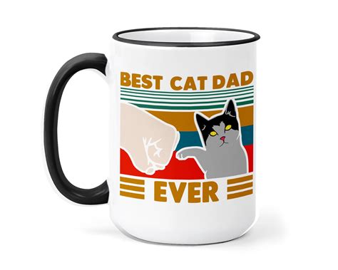 Best Cat Dad Ever Mug In 2021 Cat Dad Cat Dad Ts Cool Cats