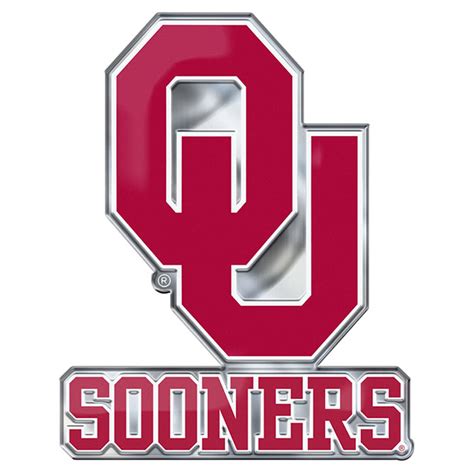 Oklahoma Sooners Auto Emblem Color Alternate Logo Sports Fan Shop