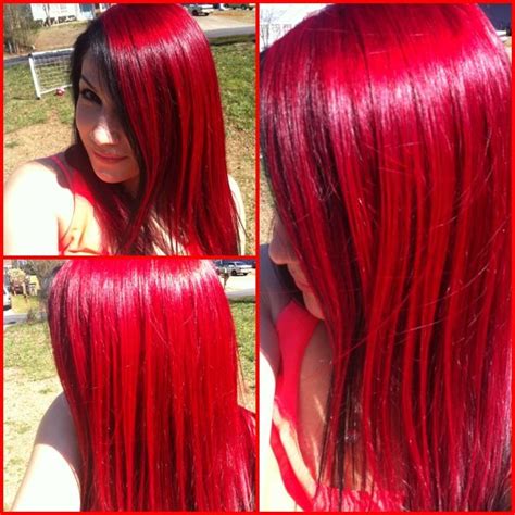New hicolor red hilights by l'oreal excellence is the first highlighting series formulated for dark hair. Bright red hair in the sun -- L'oreal hicolor highlights ...