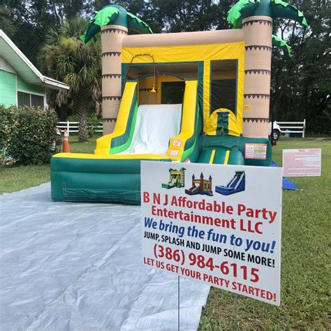 robert bobby smith entertainment rentals bounce houses b n j affordable party