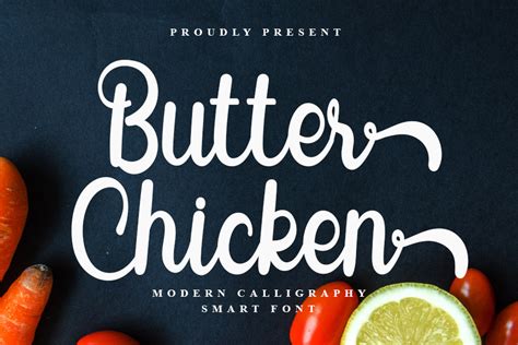 Butter Chicken Font By Freshtypeink · Creative Fabrica