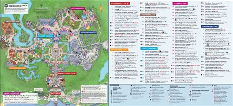 Magic kingdom printable map
