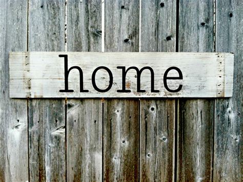 Handmade Wall Decor Home Rustic Wooden Sign Antique