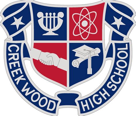 Creek Wood High School Charlotte Tn Jrotc Emblem Sticker Etsy