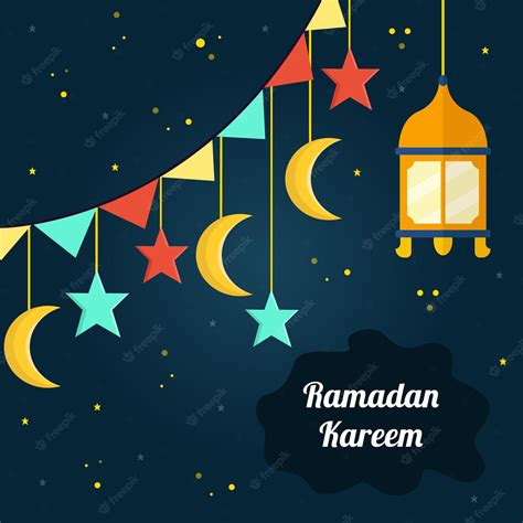 Premium Vector Ramadan Kareem Background Flat Design