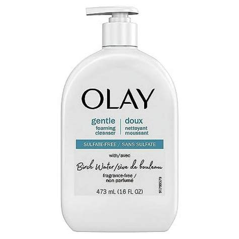 Olay Gentle Foaming Face Wash With Birch Water Fragrance Free 16 Oz