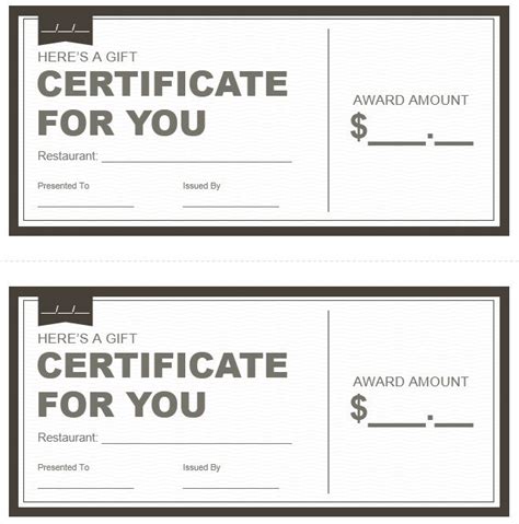 Gyftr houses gift vouchers & gift cards of more than 150 brands. 13 Free Sample Restaurant Voucher Templates - Printable ...