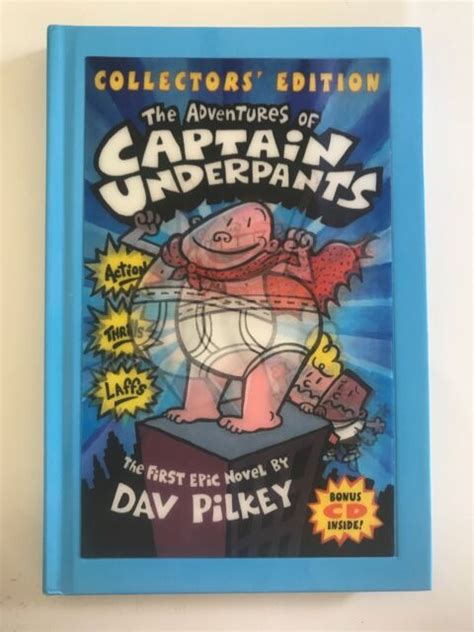 Adventures Of Captain Underpants Dav Pilkey Collectors Edition Hardcover With Cd Ebay