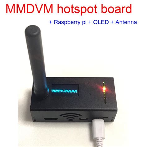 MMDVM Hotspot Board P DMR Dstar YSF Raspberry Pi OLED Display W Antenna Built In WiFi