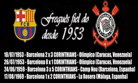 Hoje, há 61 anos, Corinthians 5 x 3 Barcelona - É o Time ...
