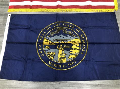 Urban Auctions New American Flag New Nebraska Flag