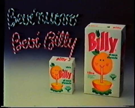 Fonti Levissima Billy Succo Di Frutta 1983 Spot 80 La Casa Degli