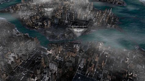 Gotham City Map Dark Knight Rises