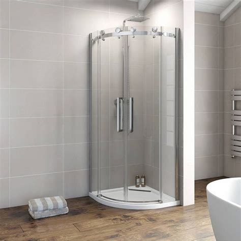 Luxury 8mm Frameless Sliding Quadrant Shower Enclosure 900 X 900