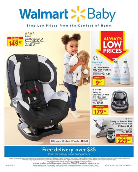 Walmart Baby Insert January 14 To 27