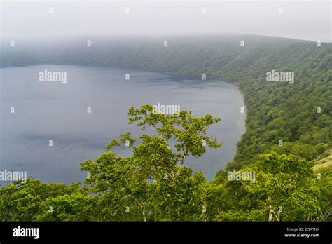Mashu Lake Hokkaido Japan Stock Photo Alamy