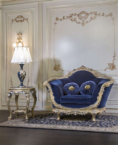 Classic Living Room Of Empire Collection Vimercati Classic Furniture