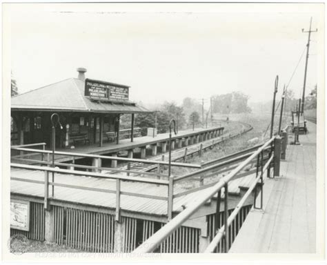 Philadelphia And Western Railroad Strafford Station Radnor