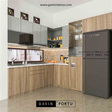 kitchen set dapur minimalis bentuk  produksi gavin interior gavin