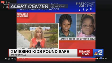 Jacksonville Siblings At Center Of Amber Alert Found Safe Youtube