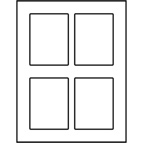 Avery Rectangle Labels 4 X 3 Template