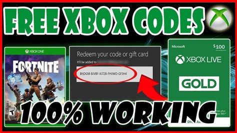 Free Xbox Codes Xbox T Card Codes Xbox T Card Xbox Live T