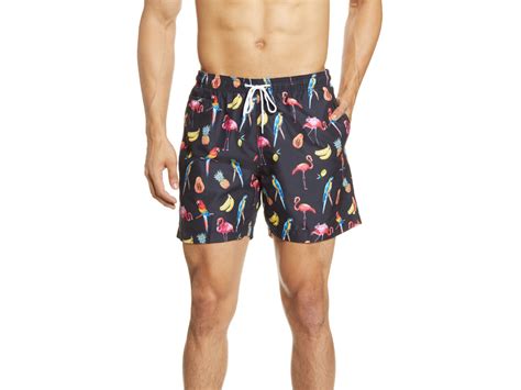 Men Tropical Summer Preppy Flamingo Mens Printing Quick Dry Beach Board