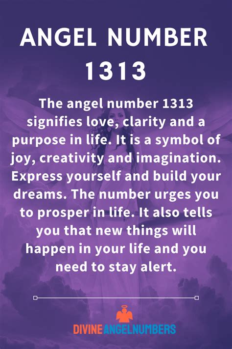 The Angel Number 1313 Signifies Love Clarity And A Purpose In Life It