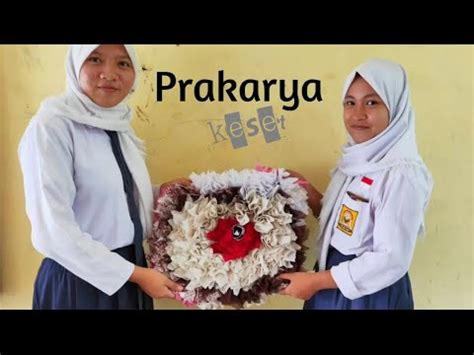 Cara Membuat Keset Dari Bahan Kain Bekas | Prakarya | DR ...