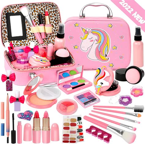 Kids Makeup Kit For Girls Real Washable Makeup Set For