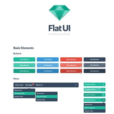 free flat ui kits to boost your designs in no time part 1