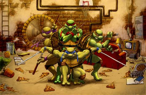 49 Classic Ninja Turtles Wallpaper