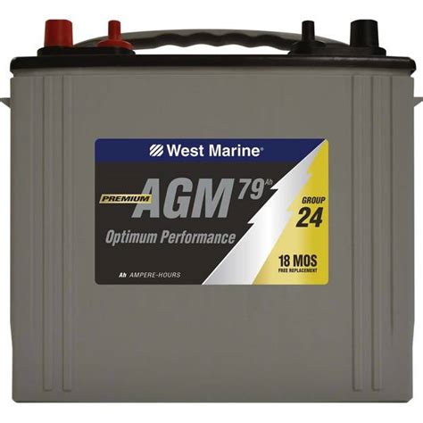 West Marine Group 24 Dual Purpose Agm Battery 79 Amp Hours West Marine