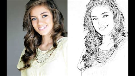 Photoshop Tutorial How To Convert Photos Into Pencil Drawings All In