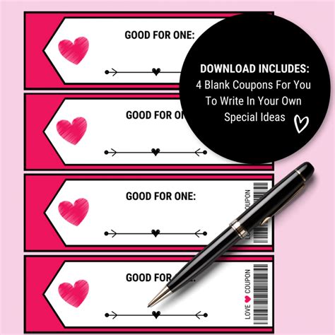 free printable love coupons for him bold and bubbly