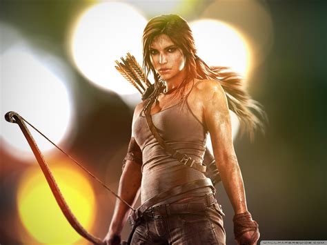 Lara Croft Enhanced Wallpaper Ultra HD Desktop Background Wallpaper for ...