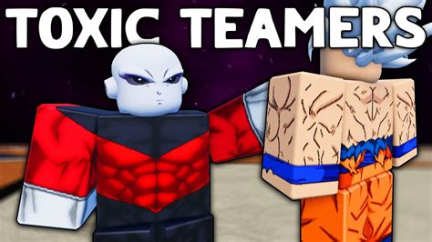 Jiren Destroys Toxic Teamers In Roblox Z Battlegrounds Youtube