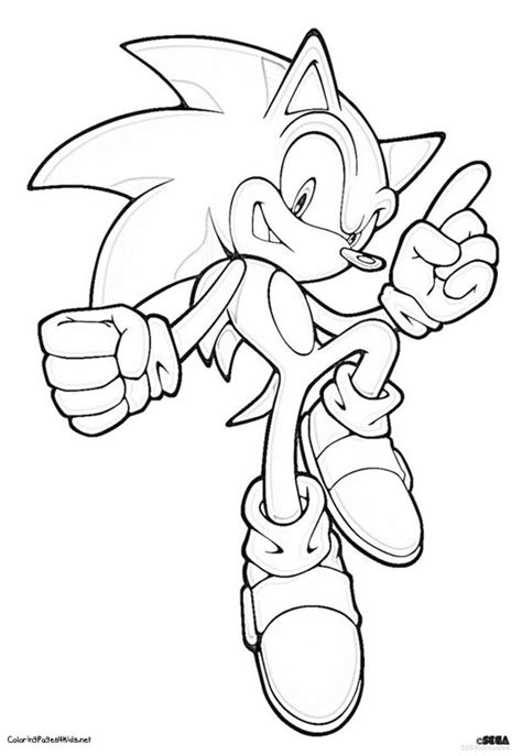 97 Dibujos De Sonic Para Colorear Oh Kids Page 9