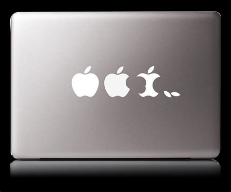 Mac Evolution White Vinyl Sticker Macbook Laptop Decal