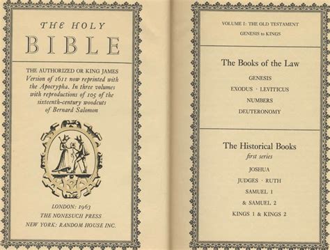 The Holy Bible The Authorized Or King James Version Of 1611 Now