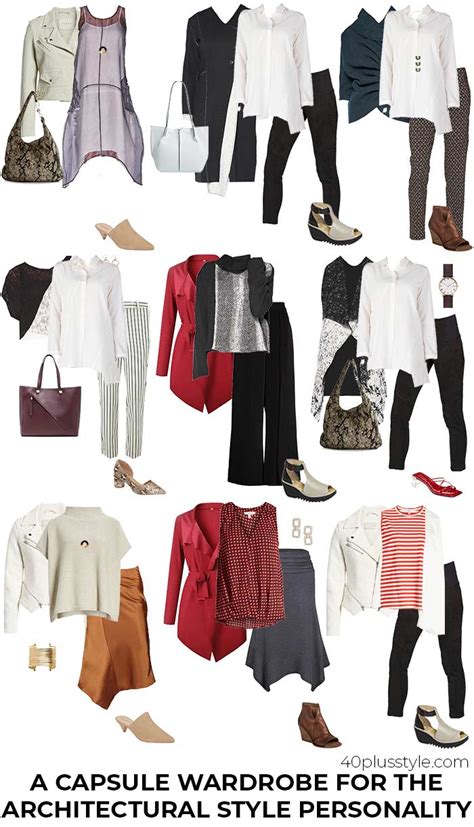 Architectural Style Personality Capsule Wardrobe And Guide 40style